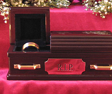 Wedding Ring Coffin
