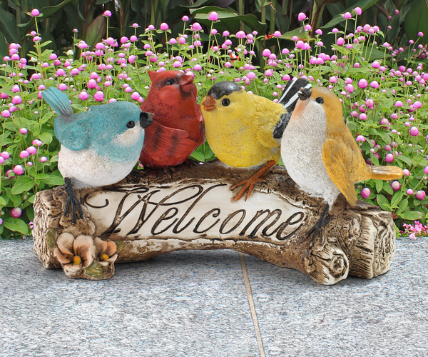 Welcome Bird Sign