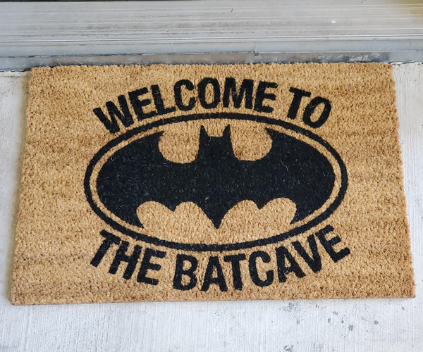 Welcome to the Bat Cave Doormat