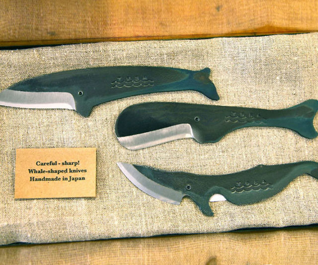 Whale Shaped Knives