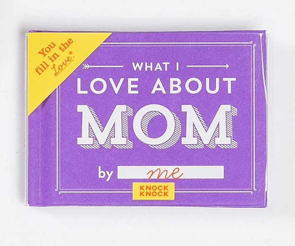 What I Love About Mom By Me Book