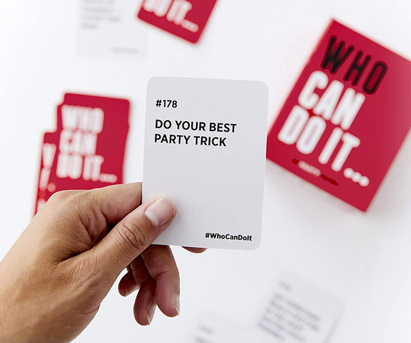 Who Can Do It Competitive Party Card Game