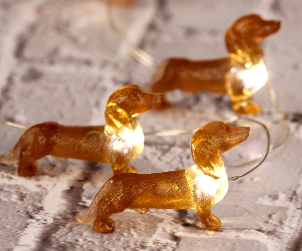 Wiener Dog Fairy Lights