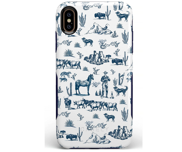 Wild West Cowboy Motif Phone Case