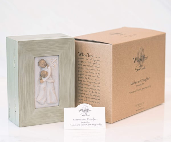 Willow Tree Hand Painted Memory Box