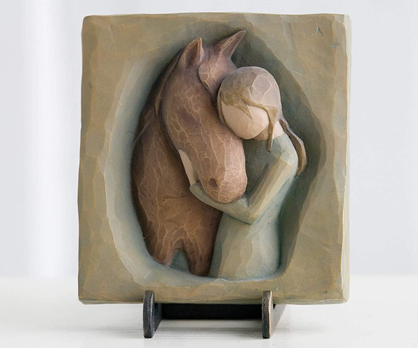 Willow Tree Quiet Strength Horse Plaque