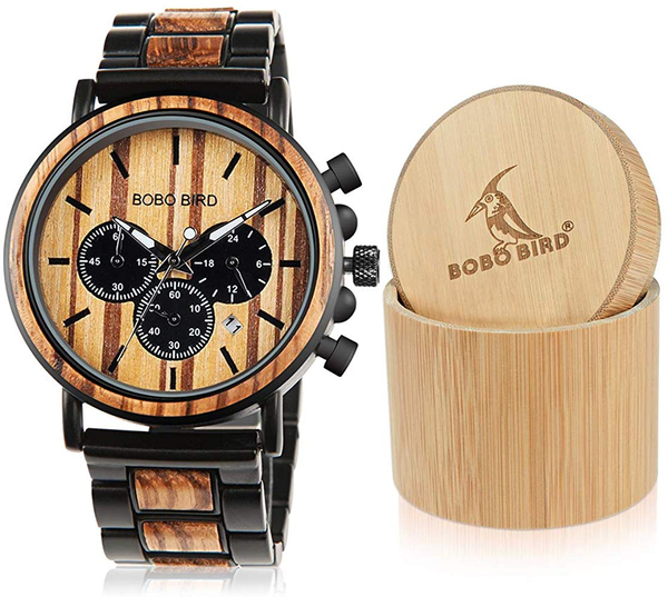 Wood & Steel Wristwatch