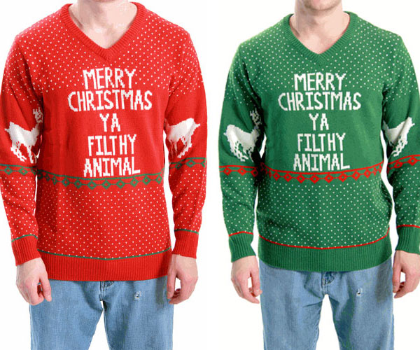 Ya Filthy Animal Ugly Christmas Sweater