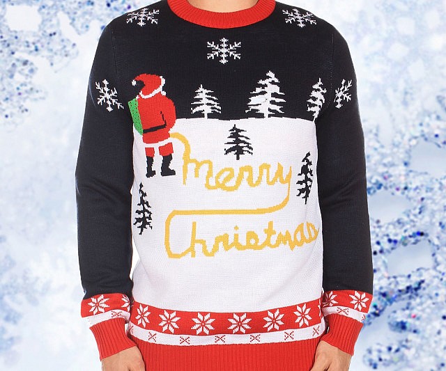 Yellow Snow Ugly Christmas Sweater