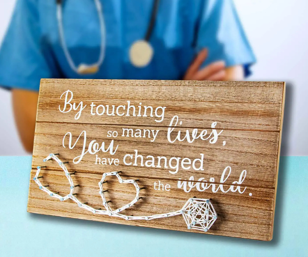 You Changed So Many Lives String Art