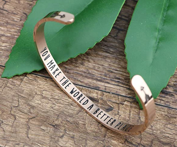 You Make the World a Better Place Bracelet