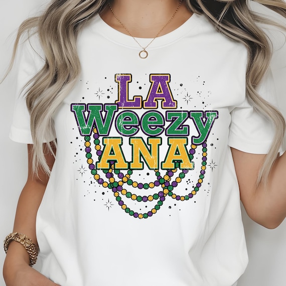 Mardi Gras Louisiana Map PNG, La Weezy Ana Design (Digital Download)