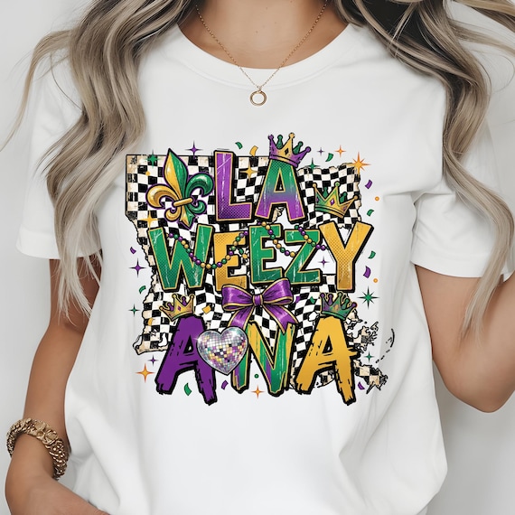 La Weezy Ana Mardi Gras PNG, Fat Tuesday, Louisiana Map Design, Coquette bow, Laweezyana Png ( DIGITAL DOWNLOAD )